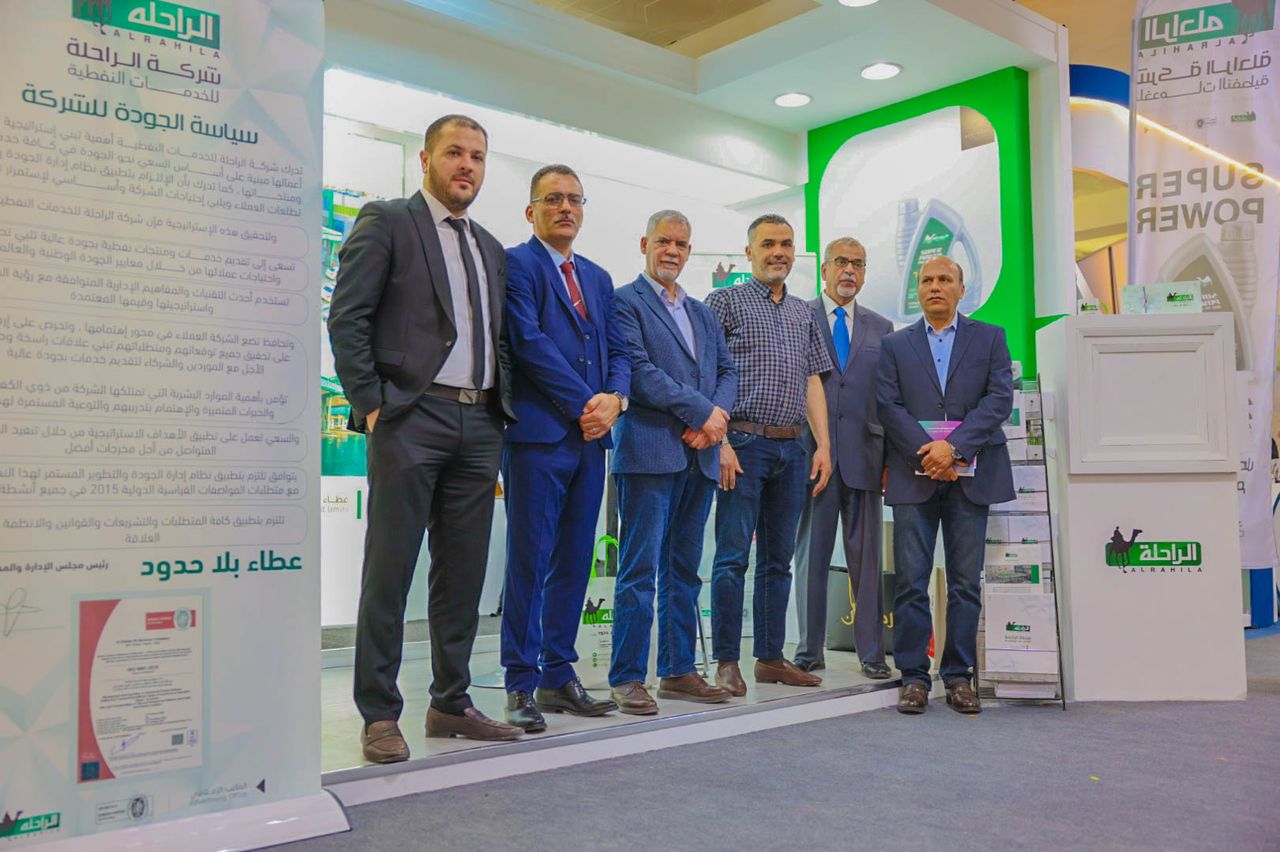 مديرو الإدارات ورؤساء الأقسام يزورون جناح «الراحلة» في معرض طرابلس الدولي